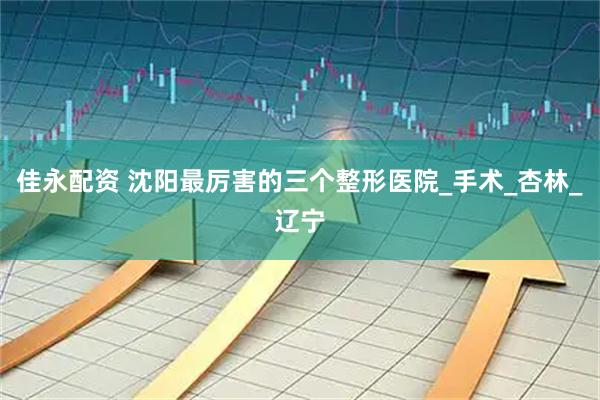 佳永配资 沈阳最厉害的三个整形医院_手术_杏林_辽宁